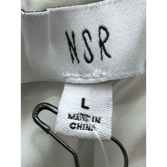 NSR Women's Striped Lined Shorts with Pockets Green Size L Lightweight - Picture 4 of 7